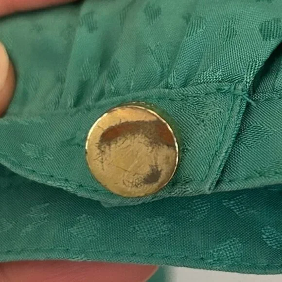 Tory Burch Emerald Green Jacquard Silk Shift Dress - Timeless Vintage Vibe - Picture 5 of 5